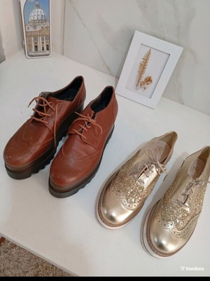 Corina shoes new, 2 pairs with laces, size 38