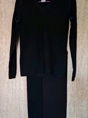 Wolford set like new, blouse, skirt and tights black-blue