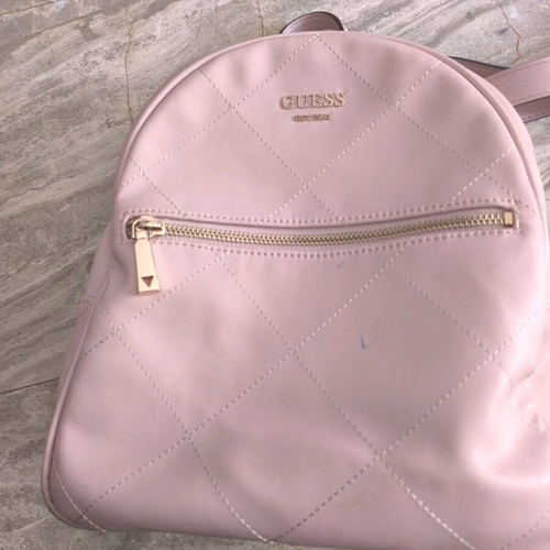 Guess backpack pink soft large with minor wear