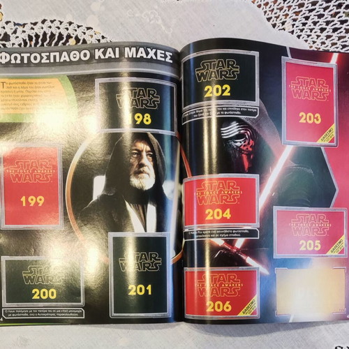 Star Wars Topps Sticker Album new, The Force Awakens