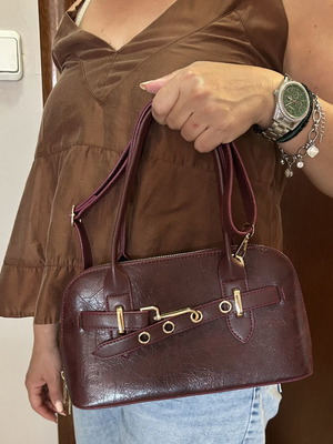 Trendyol small burgundy crossbody bag