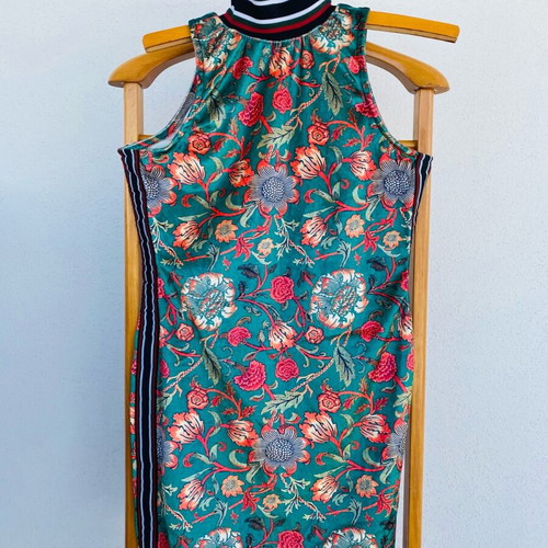 Velveteen dress Jaded London like new, multicolor green, size M