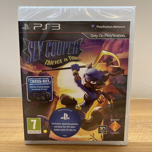 Sly Cooper Thieves in Time PS3 game new
