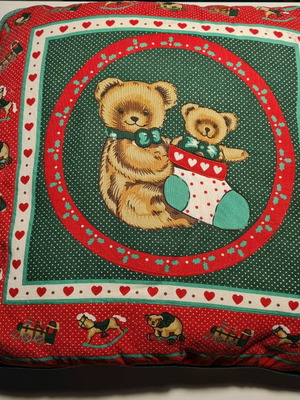 Christmas pillow like new, size 38×38