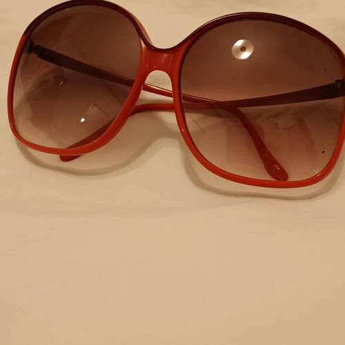Tortoise sunglasses like new, seventies design, terracotta color