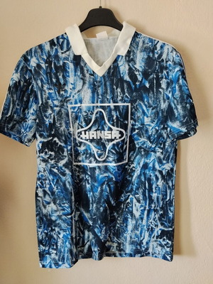 Vintage Adidas shirt size M, like new, white and blue