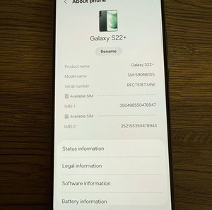 Samsung Galaxy S22+ 5G (256GB / Dual SIM / Green)