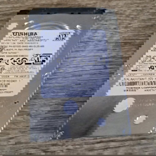 Σκληρός δίσκος Toshiba 500GB SATA 2 5400 rpm σαν καινούργιο