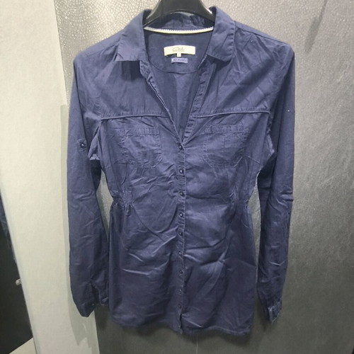 Clockhouse dark blue shirt with cinched waist like new