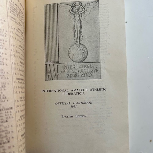 IAAF 1951 Κανονισμοί Αγώνων μεταχειρισμένοι, αγγλική έκδοση