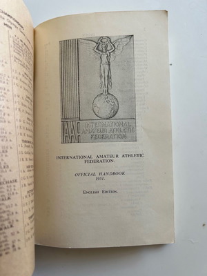 IAAF 1951 Κανονισμοί Αγώνων μεταχειρισμένοι, αγγλική έκδοση