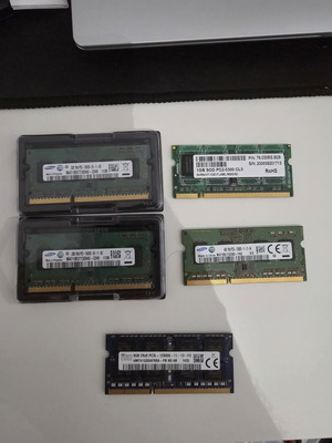 Μνήμες RAM DDR3 DDR3L DDR2 σαν καινούργιες, διάφορα πακέτα
