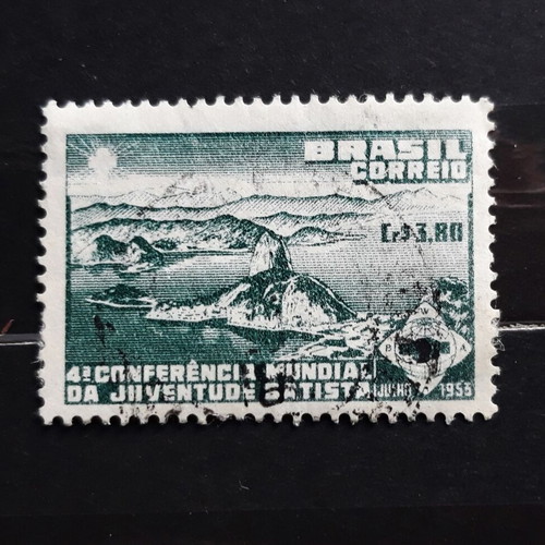 Γραμματόσημο Brazil 1954 3.80 cr 400ή επέτειος του Σάο Πάολο σαν καινούργιο