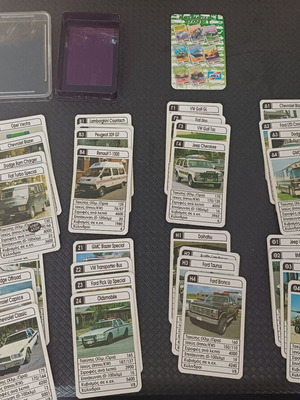 Yperatou Police Cars card game like new, missing cover