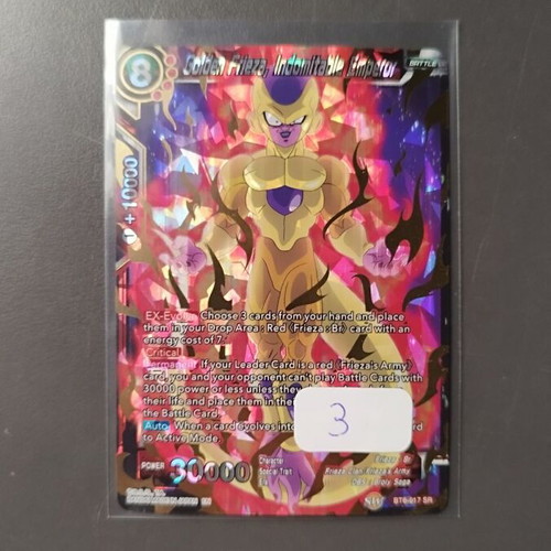Dragonball TCG Foil Golden Frieza Indomitable Emperor used