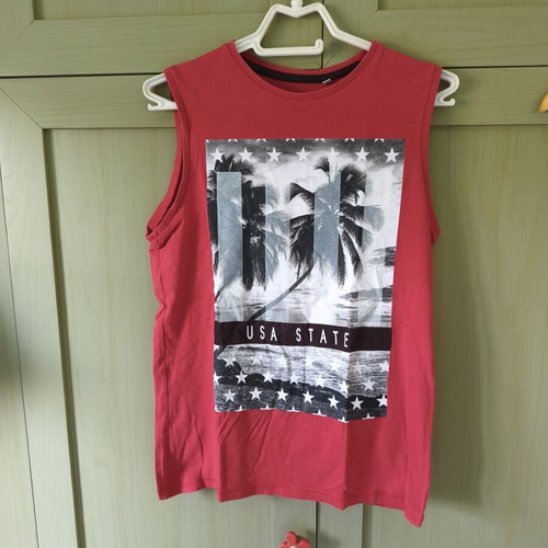 Sleeveless boys' t-shirts pack of 3 like new, multicolor, age 10-12