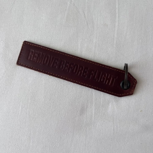 Leather keychain F-4E Phantom II