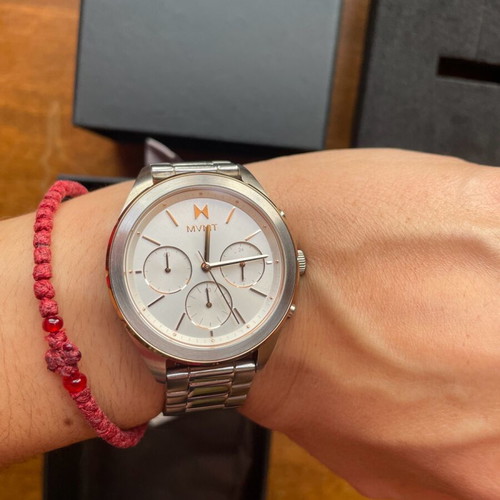 MVMT women's watch silver with gold details like new