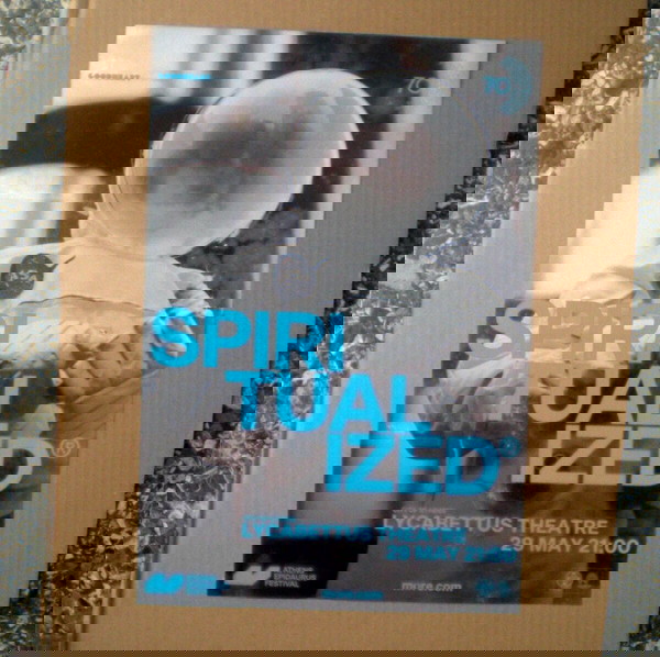 SPIRITUALIZED: Promo poster της συναυλίας τους στο "Θέατρο Λυκαβηττού" στις 29/5/2025
