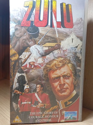 Zulu VHS tape, English version, no subtitles