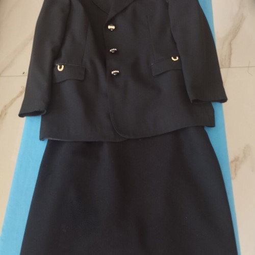 Vintage Veto women's black tailored suit set XL like new
