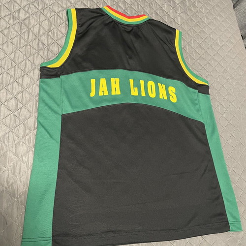 Motion Jah Lions sleeveless sports shirt, reggae style, size 12
