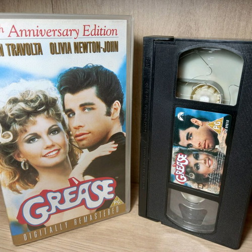 Grease VHS like new, no subtitles, English version
