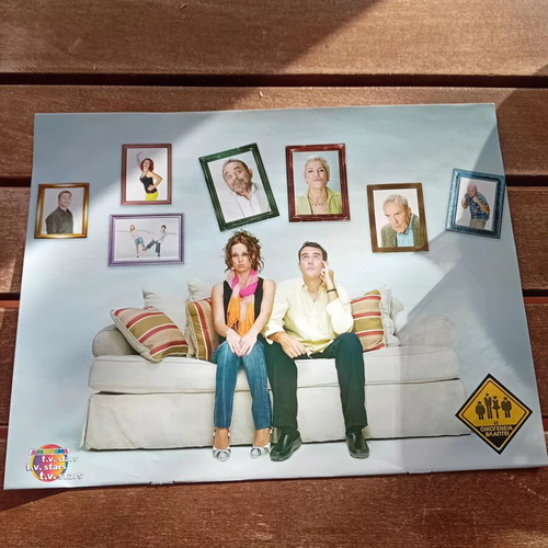 Greek TV series posters 00s, like new, set of 12