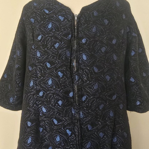 Handmade vintage dress unfinished used, size large, black
