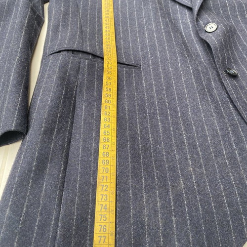Modesto Bertotto Biella men's suit set like new, dark blue mohair fabric