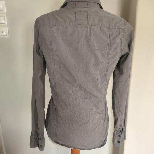 G-star cotton striped women's shirt size S/M like new, gray