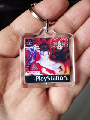 Tekken 3 PS1 keychain new made of transparent acrylic