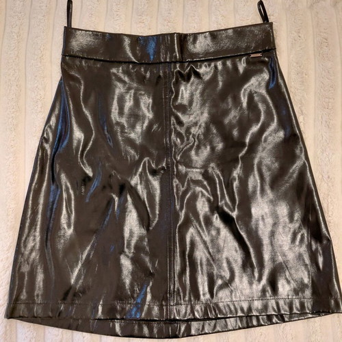 Toi&Moi skirt used, size Medium, black synthetic leather