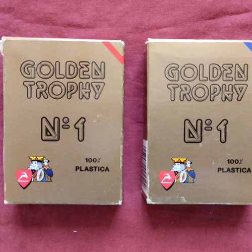 Golden Trophy No1 playing cards set new