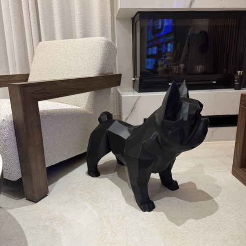 French Bulldog Decorative Statue used, modern design