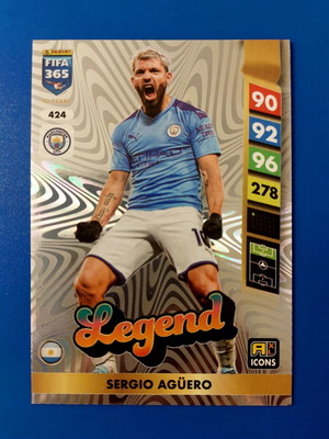 Κάρτα Panini Fifa 365 Adrenalyn XL 2025 #424 The Best Sergio Agüero καινούργια