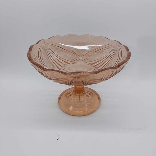 Vintage glass fruit bowl from the 80s like new