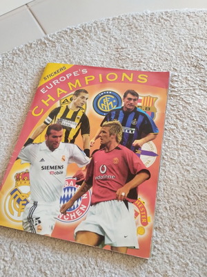 Europe's Champions album 2003-2004 like new, missing 32 stickers