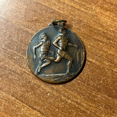 Collectible medal used from 1950s interclub athletics competitions