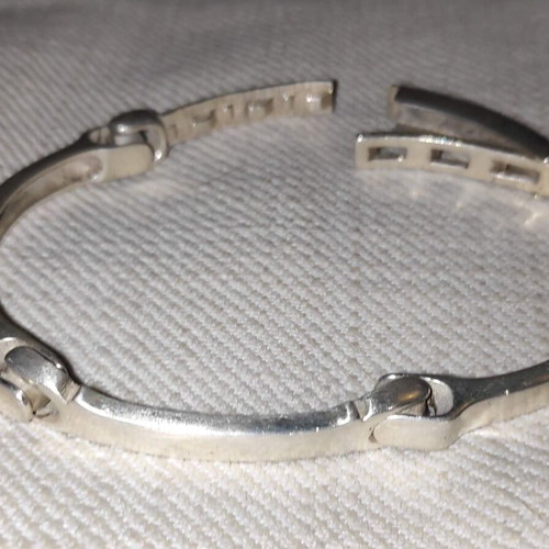 Silver vintage 1997 men's bracelet like new, handmade 925