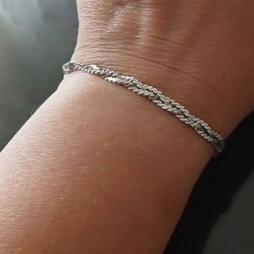 Silver 925 bracelet 18 cm like new