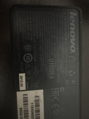Lenovo laptop charger used, good condition