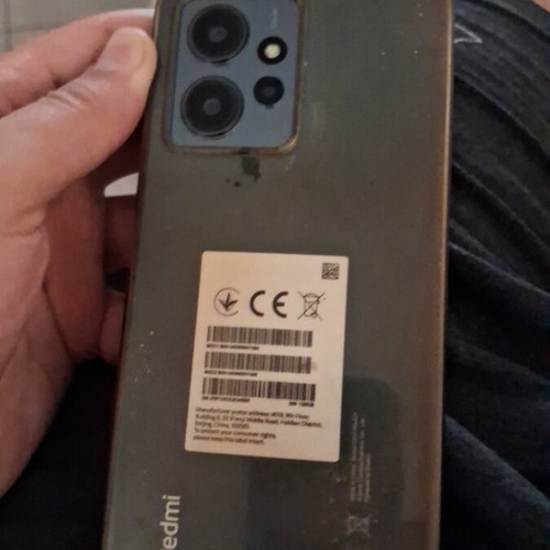 Xiaomi Redmi Note 12 128GB smartphone, black