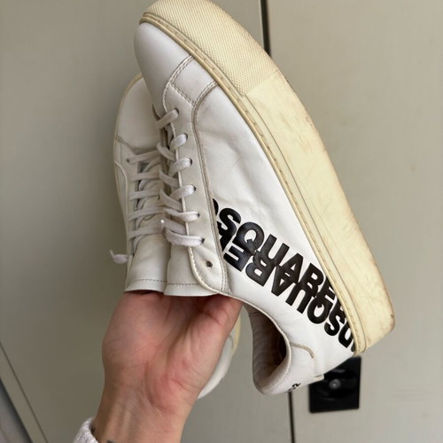 Dsquared2 sneakers used, white, size 41