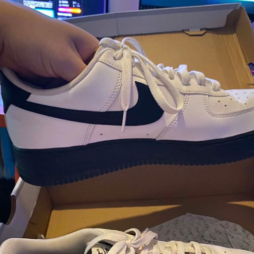 Nike Air Force 1 White Black new, size 46