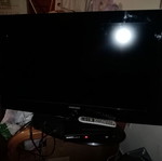 Samsung 32" TV used with Edision decoder synchronized