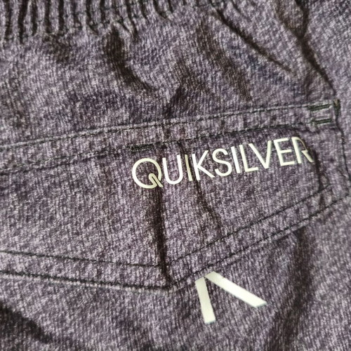 Quiksilver ανδρική βερμούδα μαγιό γκρι μέγεθος Μ σαν καινούργιο