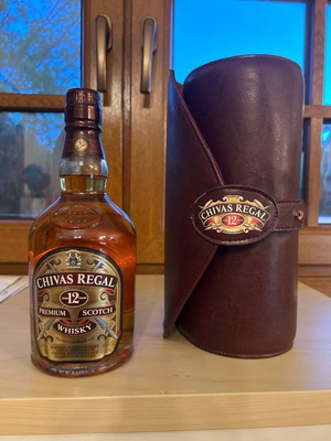 Chivas 12 Year Old Whisky 700ml New with Leather Case