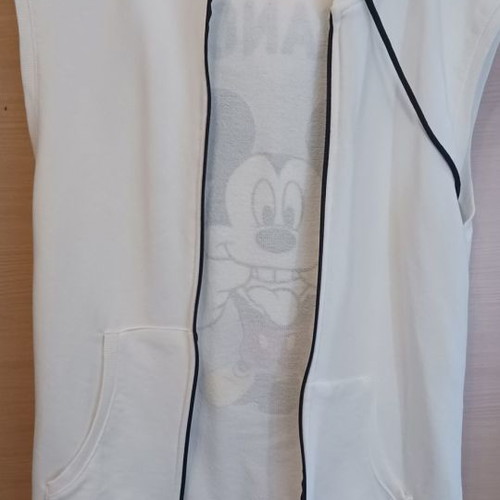 Sleeveless jacket small men's with Mickey Mouse print