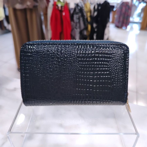 Maxfly Croco Elegance blue women's wallet new